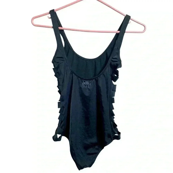 Billabong black one piece swimsuit with cutouts on the side, Size S - Picture 3 of 7